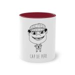 Taza bicolor - Granate - Camiseta unisex Cap de Pere Cans