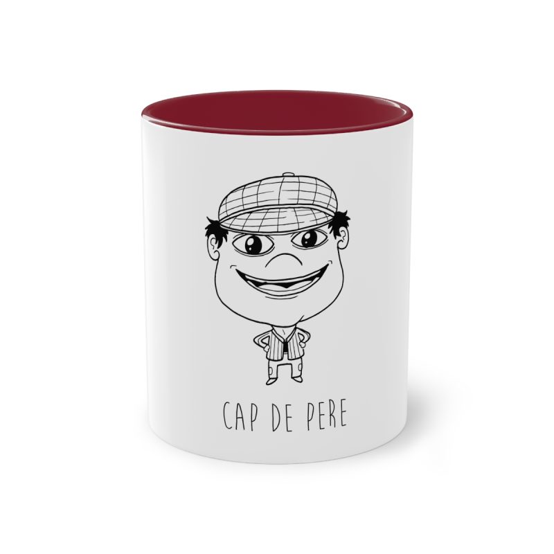 Taza bicolor - Granate - Camiseta unisex Cap de Pere Cans