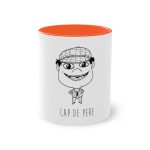 Taza bicolor - Naranja - Camiseta unisex Cap de Pere Cans