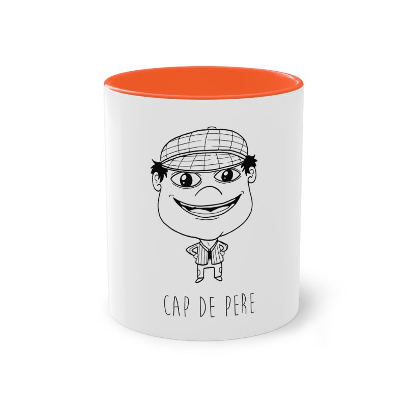 Taza bicolor - Naranja - Camiseta unisex Cap de Pere Cans