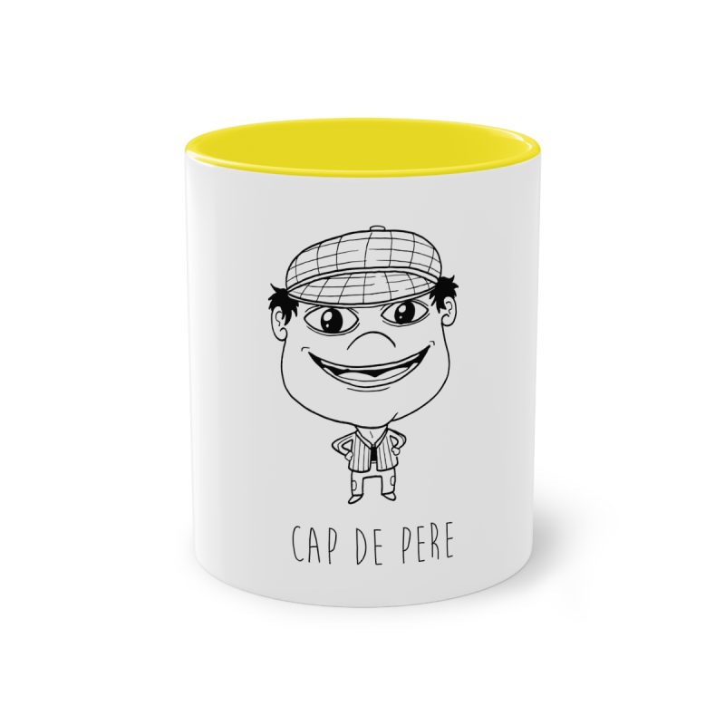 Taza bicolor - Amarillo - Camiseta unisex Cap de Pere Cans
