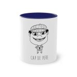 Taza bicolor - Azul oscuro - Camiseta unisex Cap de Pere Cans