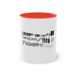 Taza bicolor - Rojo - Lleó vegà