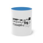 Taza bicolor - Azul claro - Lleó vegà