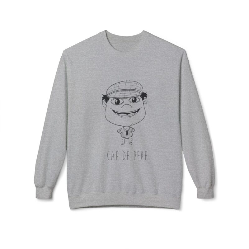 Sudadera Softstyle cuello redondo - Gris deportivo - Camiseta unisex Cap de Pere Cans