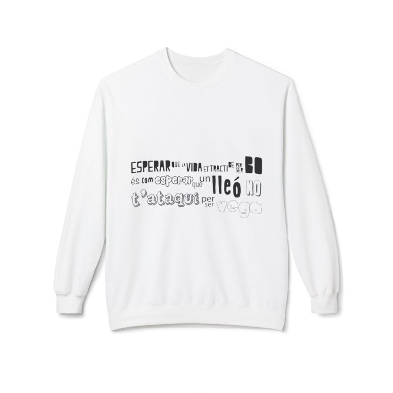 Sudadera Softstyle cuello redondo - Blanco - Lleó vegà