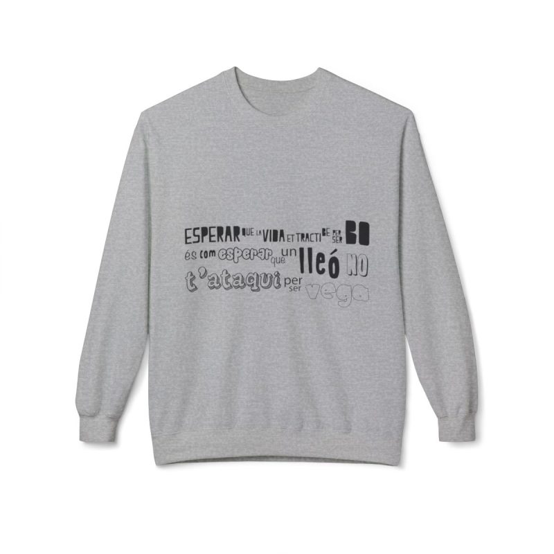 Sudadera Softstyle cuello redondo - Gris deportivo - Lleó vegà
