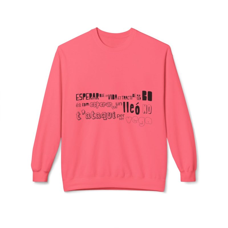 Sudadera Softstyle cuello redondo - Rosa limonada - Lleó vegà