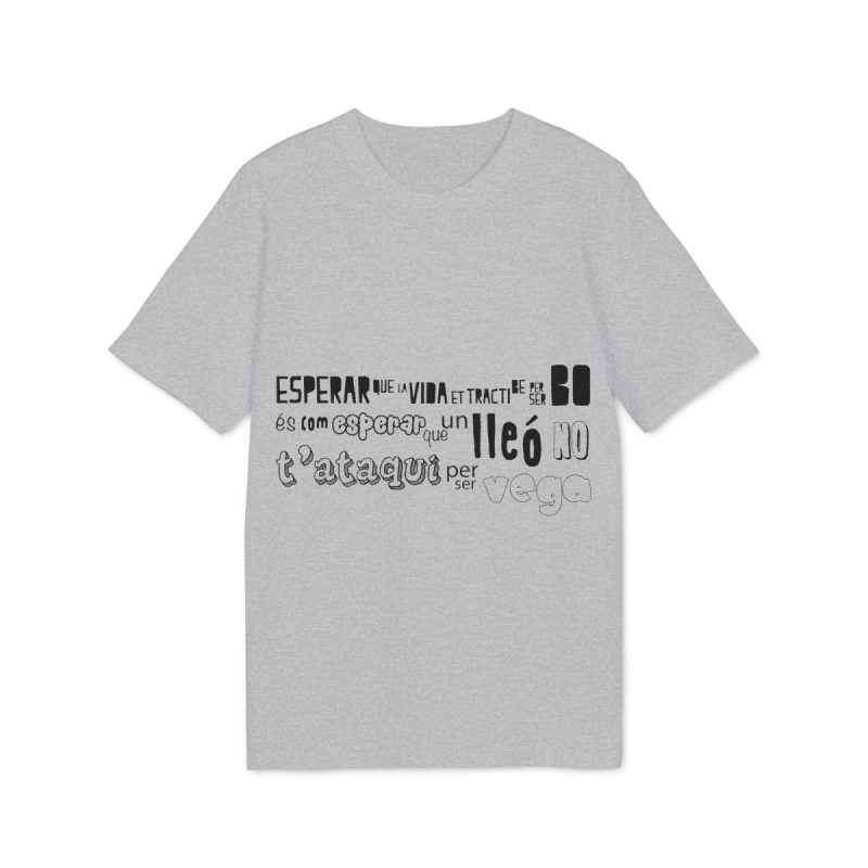 Camiseta Creator 2.0 - Gris jaspeado claro - Lleó vegà
