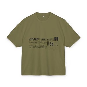 Camiseta box ultra gruesa - Verde oliva - Lleó vegà