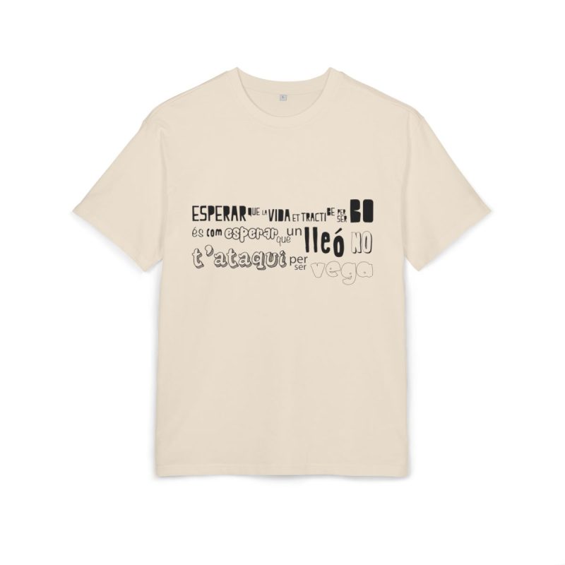 Camiseta oversize gruesa - Arena - Lleó vegà