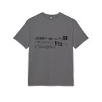 Camiseta oversize gruesa - Gris marengo jaspeado - Lleó vegà Camiseta oversize gruesa - Gris marengo jaspeado - Lleó vegà