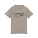 Camiseta lavado acido cuello redondo - Caqui oscuro - Lleó vegà