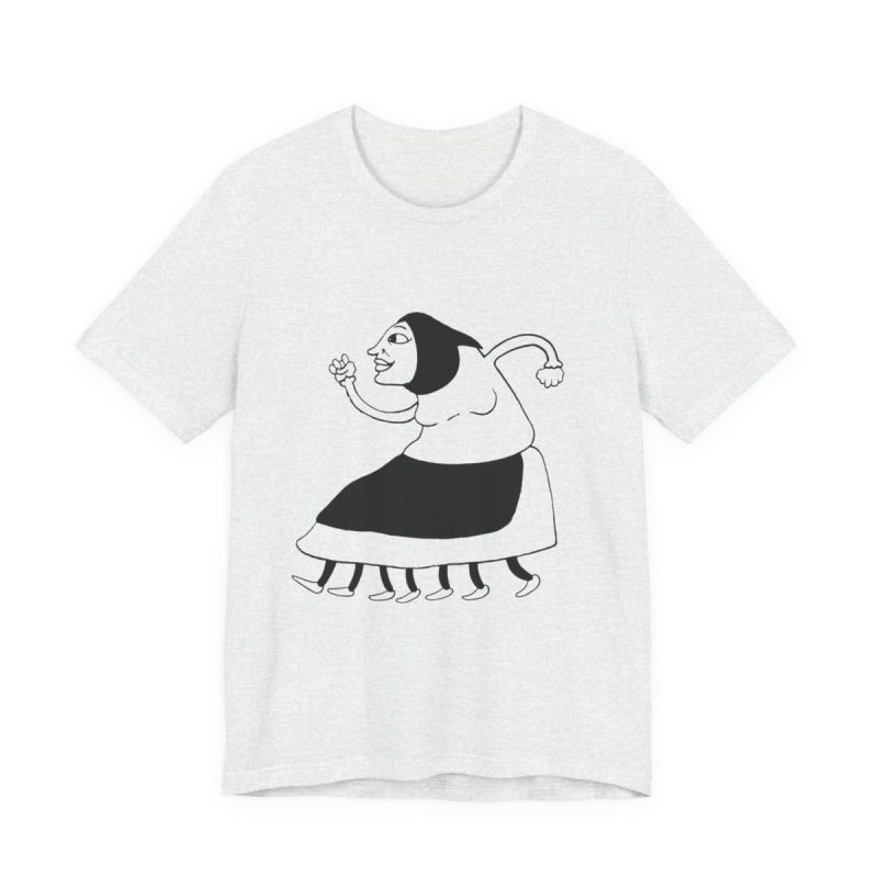 Camiseta jersey manga corta - Gris ceniza - Camiseta «Jaia Corema»