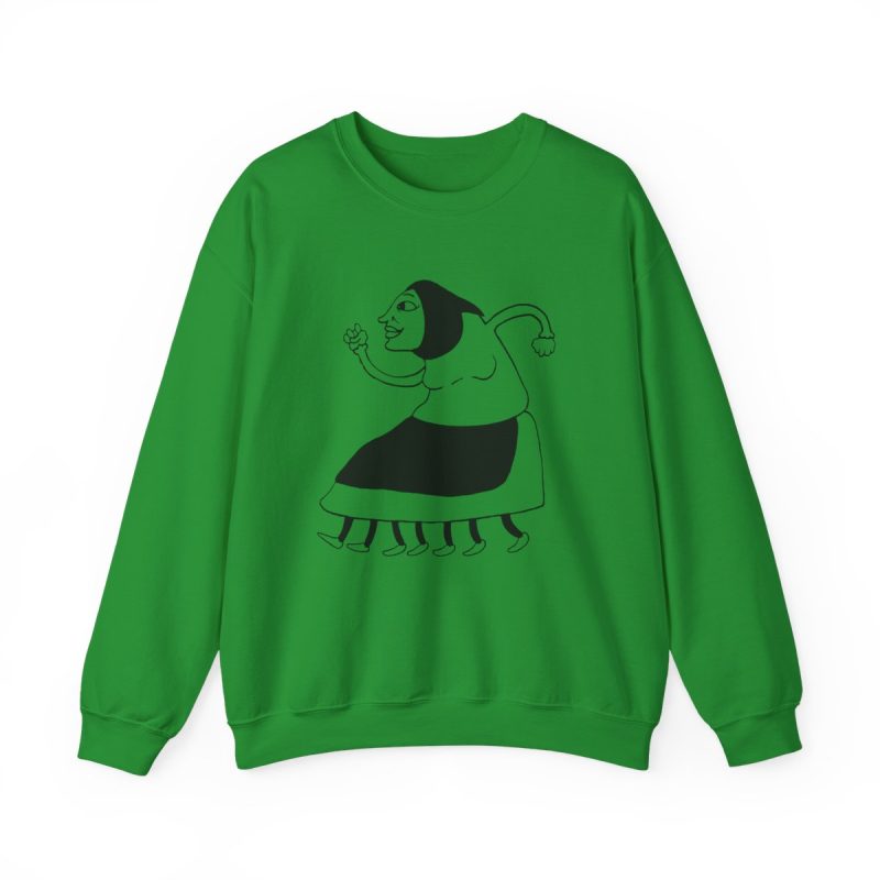 Sudadera cuello redondo - Verde irlandes - Camiseta «Jaia Corema»