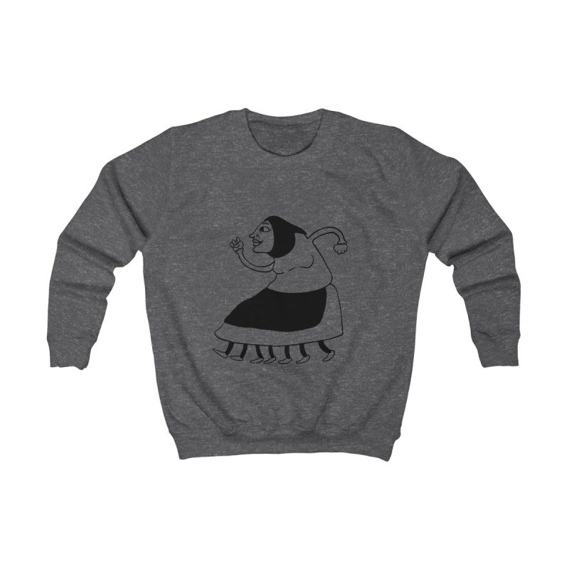 Sudadera infantil - Gris marengo - Camiseta «Jaia Corema»