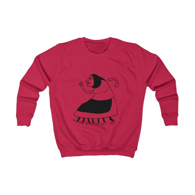 Sudadera infantil - Rojo fuego - Camiseta «Jaia Corema»