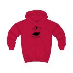 Sudadera con capucha infantil - Rojo fuego - Camiseta «Jaia Corema» Sudadera con capucha infantil - Rojo fuego - Camiseta «Jaia Corema»