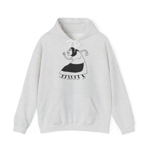 Sudadera con capucha - Gris ceniza - Camiseta «Jaia Corema»