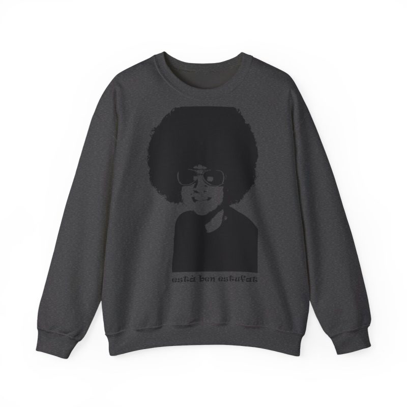Sudadera cuello redondo - Gris oscuro jaspeado - Estufat