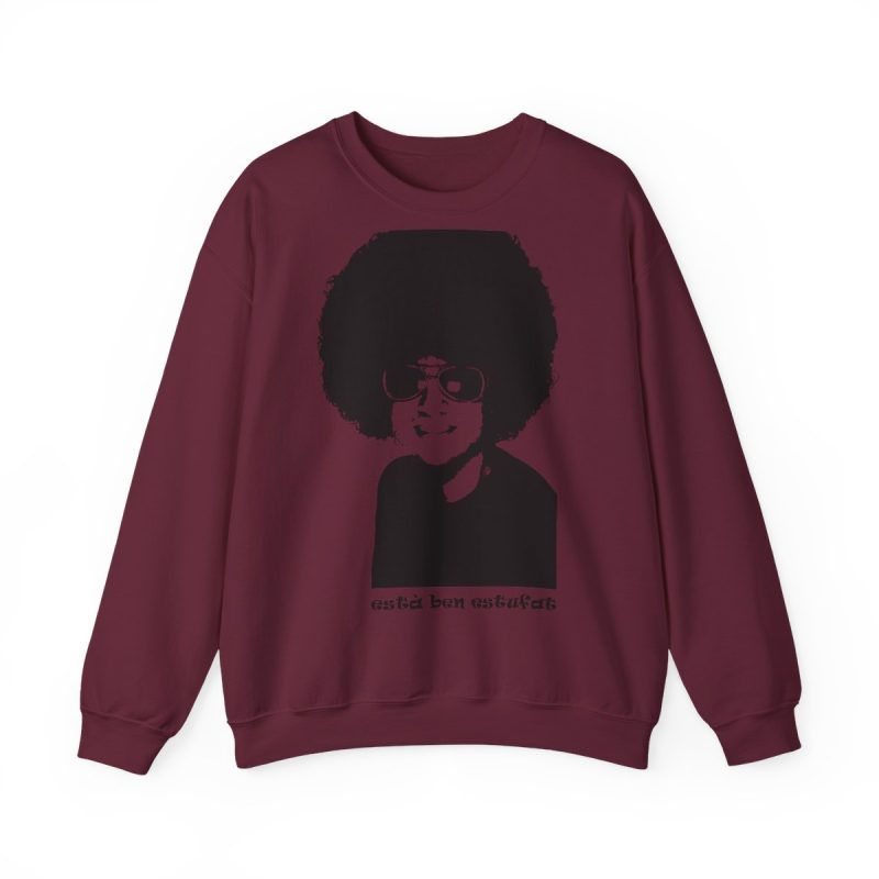 Sudadera cuello redondo - Granate - Estufat