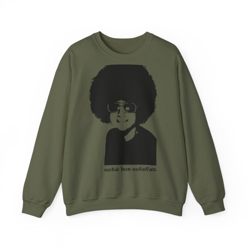 Sudadera cuello redondo - Verde militar - Estufat