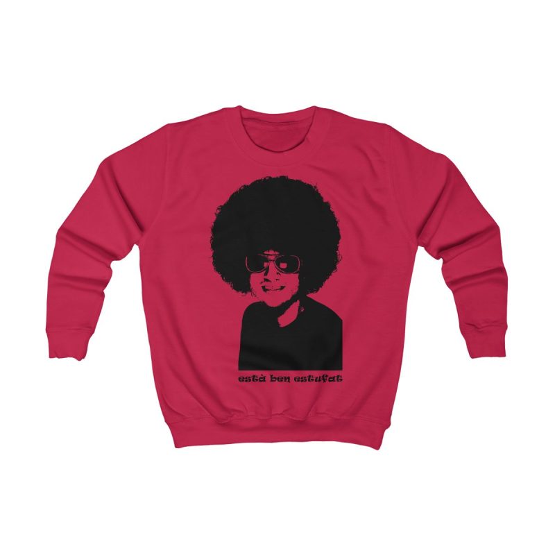 Sudadera infantil - Rojo fuego - Estufat