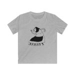 Camiseta infantil Softstyle - Gris deportivo - Camiseta «Jaia Corema» Camiseta infantil Softstyle - Gris deportivo - Camiseta «Jaia Corema»