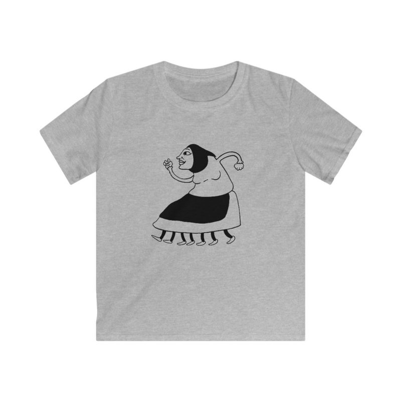 Camiseta infantil Softstyle - Gris deportivo - Camiseta «Jaia Corema»