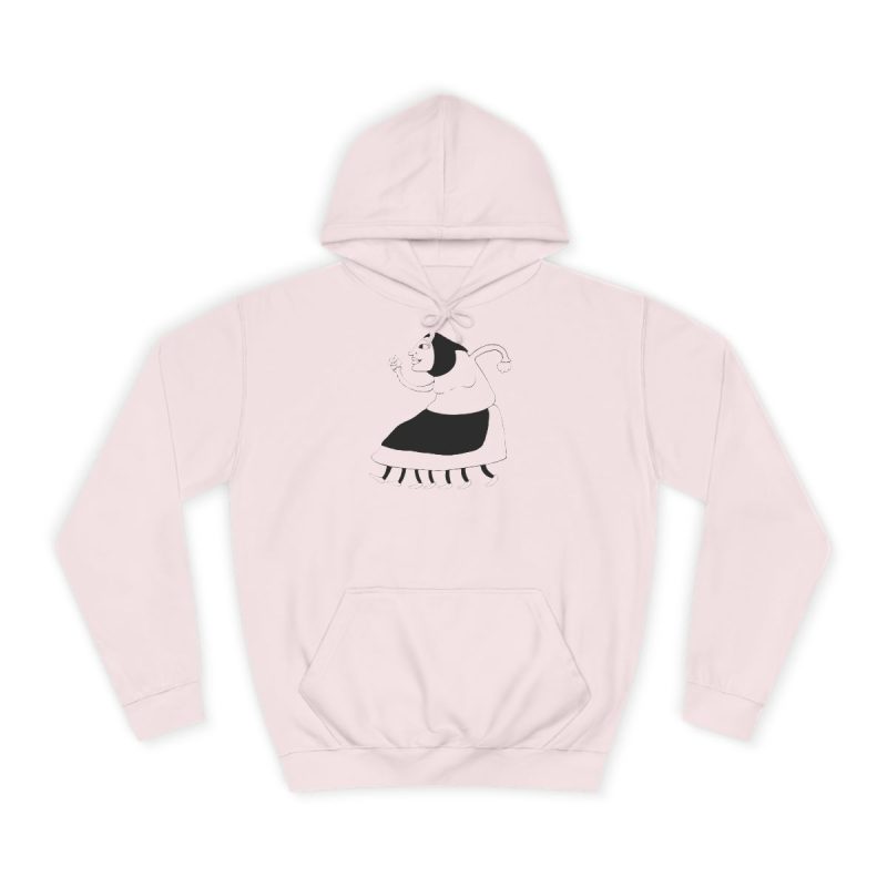 Sudadera universitaria - Rosa bebe - Camiseta «Jaia Corema»