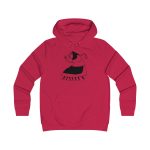 Sudadera universitaria mujer - Rojo fuego - Camiseta «Jaia Corema» Sudadera universitaria mujer - Rojo fuego - Camiseta «Jaia Corema»