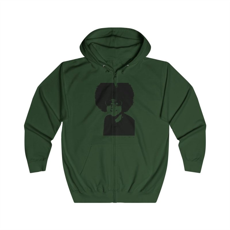 Sudadera con capucha y cremallera - Verde botella - Estufat