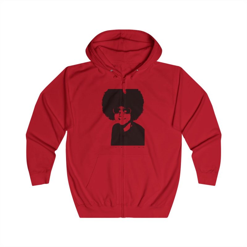 Sudadera con capucha y cremallera - Rojo fuego - Estufat