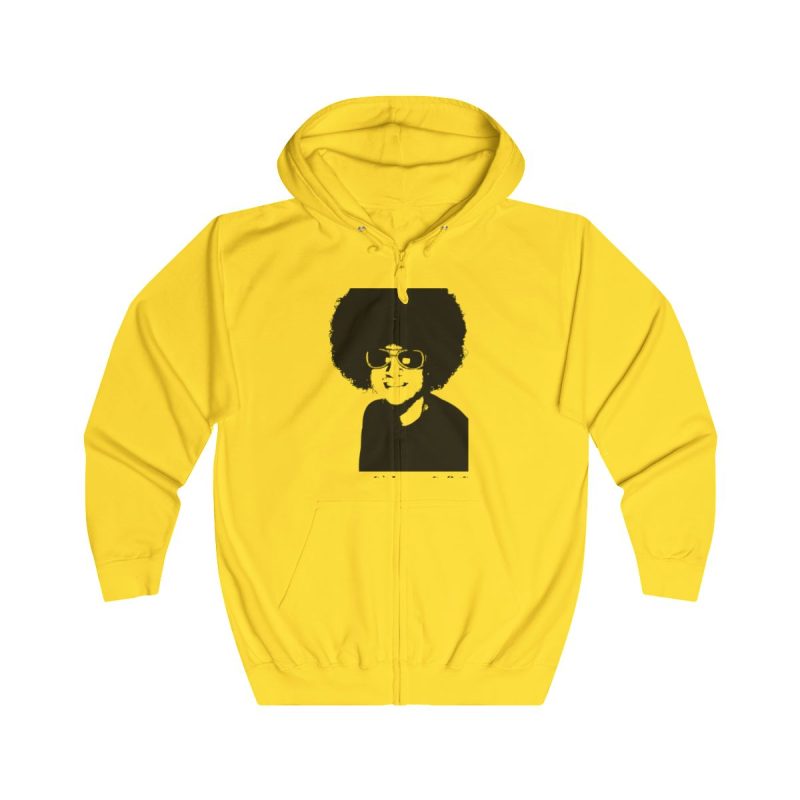 Sudadera con capucha y cremallera - Amarillo sol - Estufat