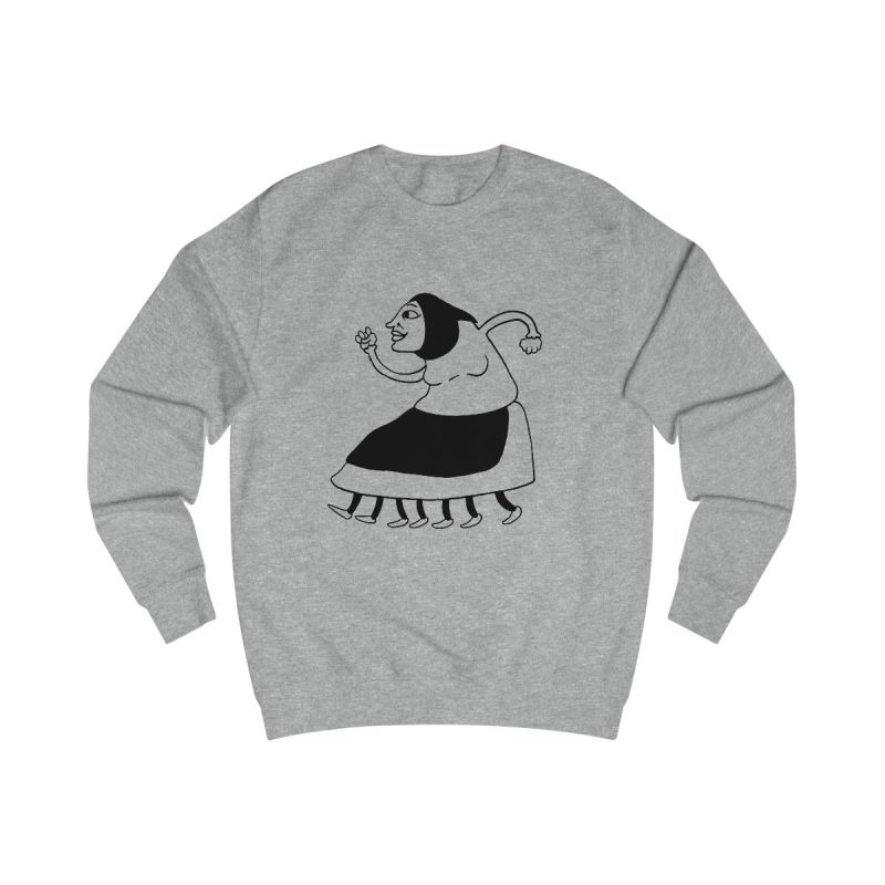 Sudadera clasica - Gris jaspeado claro - Camiseta «Jaia Corema»