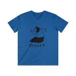 Camiseta hombre entallada cuello de pico - Azul royal - Camiseta «Jaia Corema» Camiseta hombre entallada cuello de pico - Azul royal - Camiseta «Jaia Corema»
