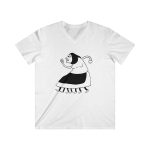 Camiseta hombre entallada cuello de pico - Blanco - Camiseta «Jaia Corema» Camiseta hombre entallada cuello de pico - Blanco - Camiseta «Jaia Corema»