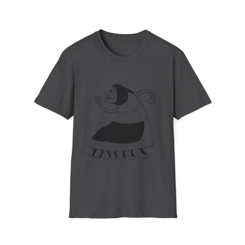 Camiseta Softstyle - Gris oscuro jaspeado - Camiseta «Jaia Corema»