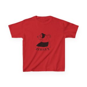 Camiseta infantil algodon grueso - Rojo - Camiseta «Jaia Corema»