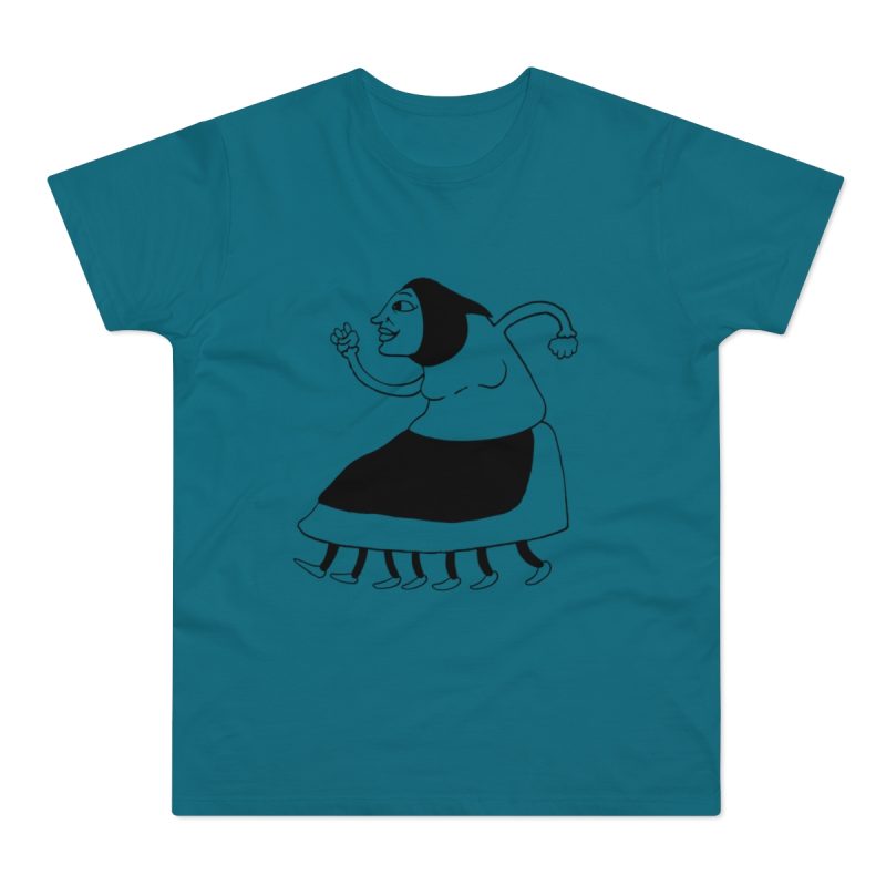 Camiseta hombre punto liso - Azul diva - Camiseta «Jaia Corema»