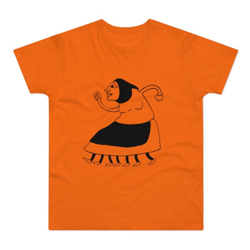 Camiseta hombre punto liso - Naranja - Camiseta «Jaia Corema»