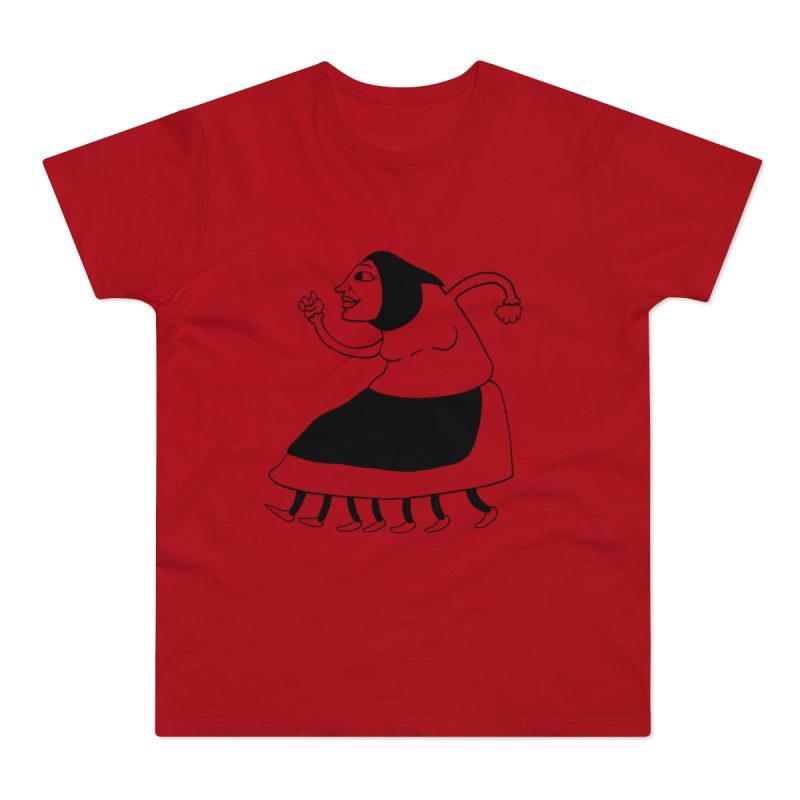 Camiseta hombre punto liso - Rojo - Camiseta «Jaia Corema»