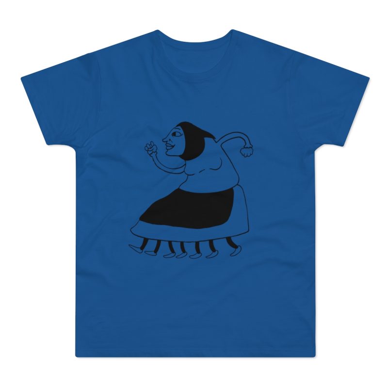Camiseta hombre punto liso - Azul royal intenso - Camiseta «Jaia Corema»