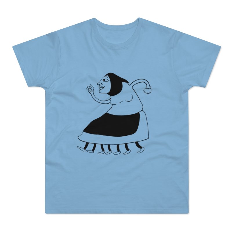 Camiseta hombre punto liso - Azul cielo - Camiseta «Jaia Corema»