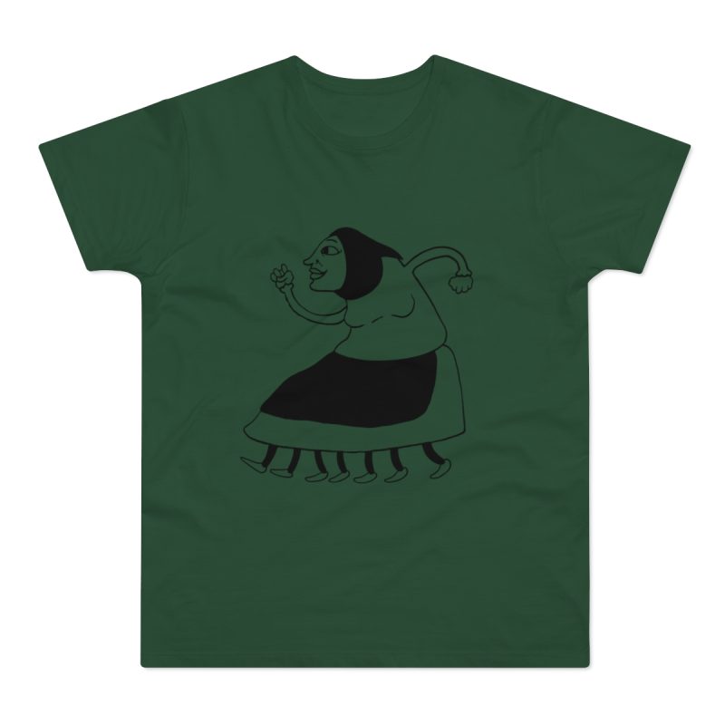 Camiseta hombre punto liso - Verde botella - Camiseta «Jaia Corema»