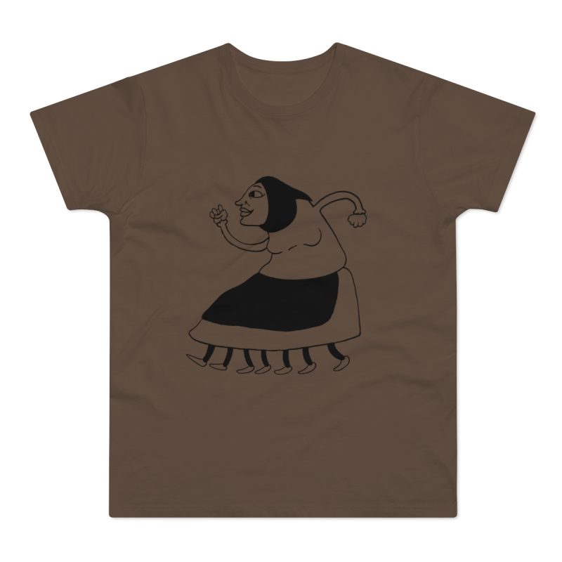 Camiseta hombre punto liso - Marron chocolate - Camiseta «Jaia Corema»