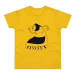 Camiseta hombre punto liso - Amarillo dorado - Camiseta «Jaia Corema»