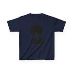 Camiseta infantil algodon grueso - Azul marino - Estufat