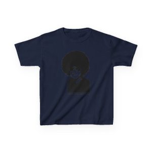 Camiseta infantil algodon grueso - Azul marino - Estufat