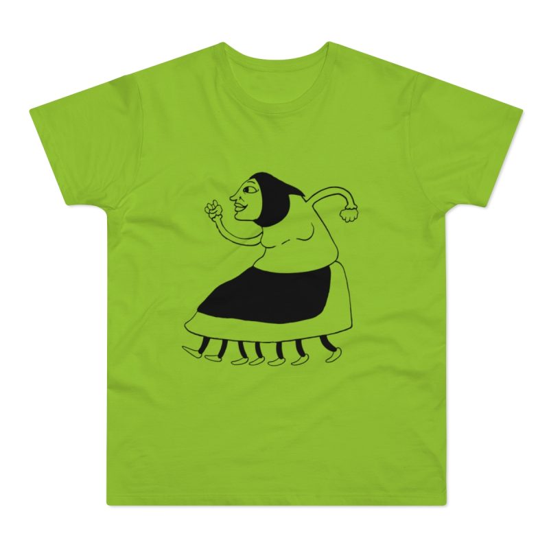 Camiseta hombre punto liso - Verde orquidea - Camiseta «Jaia Corema»